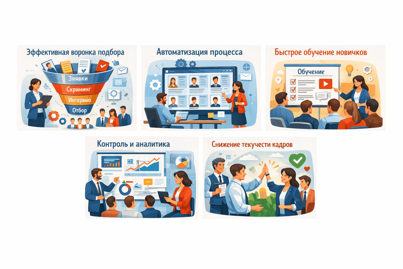 Инструменты и автоматизация массового подбора: ATS, телефония, шаблоны и контроль явки