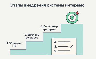 Система интервью  способ снизить риски при подборе персонала. Пошаговое руководство для работодателей этапы, вопросы, инструменты, FAQ.